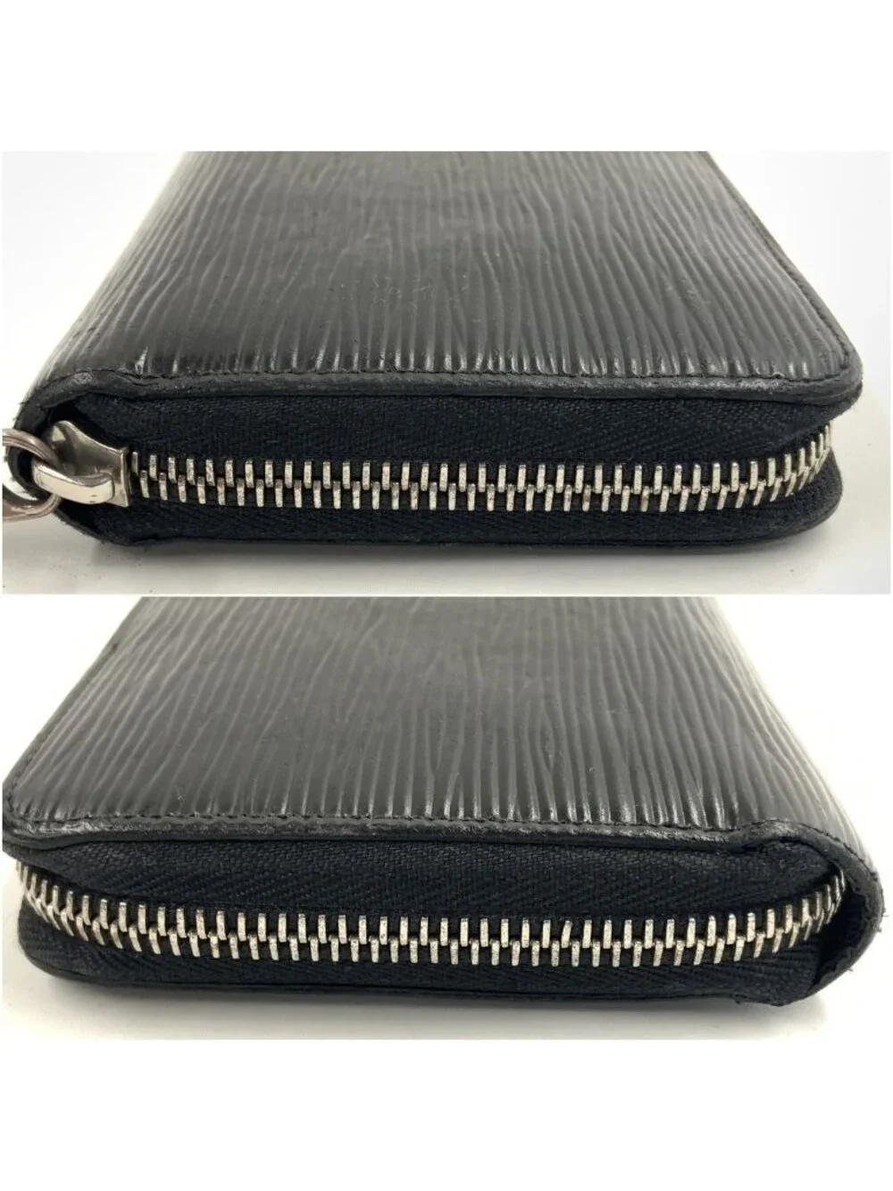 Louis Vuitton Epi Zippy Wallet Zip Around Black